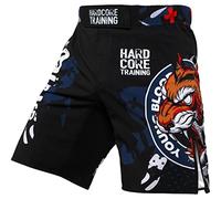 Hardcore Training Fight Shorts Tiger Fury Men's Wrestling Hombre Pantalones Cortos MMA BJJ Boxeo Grappling Fitness No Gi (XXL)