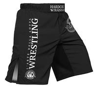 Hardcore Training Fight Shorts Wrestling Men's Hombre Pantalones Cortos MMA BJJ Boxeo Grappling Fitness No Gi Black