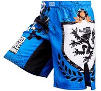 Hardcore Training Kids Boxing Shorts Guardian Roar Pantalones Cortos Boxeo Niños Fitness Sport Activities (FR/ES, Edad, 6 años, Regular, Blue Black)