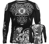 Hardcore Training Koi Rash Guard Men's Camisa de Compresión Hombre MMA BJJ Boxeo Fitness Grappling No Gi
