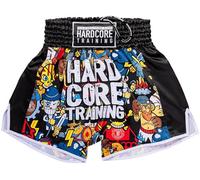 Hardcore Training Koi Red Pantalón Corto Muay Thai Hombre Kickboxing MMA