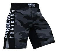 Hardcore Training Night Camo 2.0 Fight Shorts Hombre Pantalones Cortos MMA BJJ Boxeo Grappling Fitness No Gi