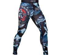 Hardcore Training Pantalones de Compresión para Hombre Leggings Mallas de Entrenamiento Artes Marciales Capa Base Boxeo Correr Muay Thai Fitness MMA No Gi