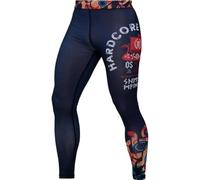 Hardcore Training Pantalones de Compresión para Hombre Mallas de Entrenamiento Artes Marciales Capa Base Boxeo Correr Muay Thai Fitness MMA No Gi