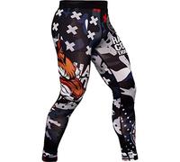 Hardcore Training Pantalones de Compresión para Hombre Mallas de Entrenamiento Artes Marciales Capa Base Boxeo Correr Muay Thai Fitness MMA No Gi