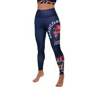 Hardcore Training Thor Leggings Pantalones Compresión Mujer Fitness Boxing Grappling BJJ Pants Yoga (FR/ES, Letras, S, Regular, Regular, Black Blue)