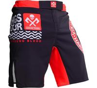 Hardcore Training Vikings On Tour Fight Shorts Hombre Pantalones Cortos MMA BJJ Boxeo Grappling Fitness No Gi