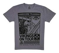 Hardcore Training Vikings On Tour T-Shirt Men's Camiseta Hombre Fitness Workout Ejercicio Corriendo Running Ropa Basica Deportiva
