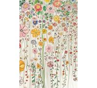 Hardcover Beautiful Floral Design Journal | Notebook for Creativity & Reflection: 200 Page | 6 x 9 Size | Dotted Lined