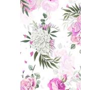 Hardcover Journal Notebook for Women, College Ruled Notebooks 6”9, 100 Pages Lined Journal with Thick White Paper, Perfect for School, Office, Home, or Gifts (Pink Floral Assortment Cover)