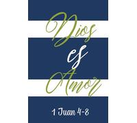 Hardcover Lined Notebook - 5.5 x 8.5 Inch - 110 Pages: Faith-Based Journal Ideal for Prayer Notes, Sermons, Devotions, Gratitude, Personal Prayers, ... Writing | Dios es amor - 1 Juan 4:8 INSPIRED