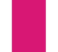 Hardcover Lined Notebook Journal, 5.5 x 8.5 inches, 200 pages, College Ruled, Solid Color Hot Bright Pink Cover