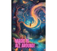 Hardcover Magical Notebook with Inspirational Quotes - Unlined 6x9 Sketchbook for Travel, Drawing, and Creative Writing: Durable Artistic 80-Page ... Office, Home, women, man, Writer, College