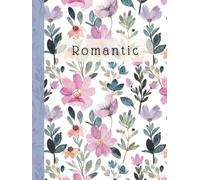 Hardcover Notebook 8.5 x 11, Unlined Large Blank Journal A4: Unruled, Plain, Elegant Floral Aesthetic Notebook for Girls, Teens, Women to Write Stories, Draw and Office (120 pages)