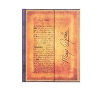 Hardcover Notizbuch Angelou, Ich weiß, warum der gefangene Vogel singt Ultra Liniert: Hardcover, 120 gsm, ribbon marker, memento pouch, wrap closure (Embellished Manuscripts Collection)
