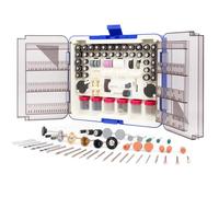 HARDELL Kit 508 Piezas para Herramienta Rotativa, compatible Dremel. Accesorios 1/8" (3.2mm) para lijar, taladrar, pulir, tallar y grabar. ¡Multiusos y completo! (Azul oscuro gift)