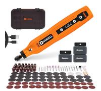 HARDELL Mini Amoladora Bateria Inalámbrica USB (Naranja oscuro)