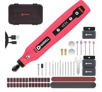 HARDELL Mini Amoladora Bateria Inalámbrica USB (rosa oscuro)