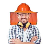 Hardhat Sun Shade, UV Protection Helmet Cover, Heat Sun Block, Lightweight Construction Protection Shade for Road Work Landscaping Roofing Painting Utility Work 39.37x13.78in