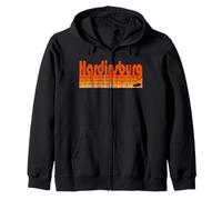 Hardinsburg, estilo retro de los años 80 de Kentucky Sudadera con Capucha