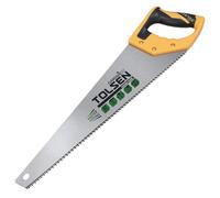 Hardpoint - Sierra de mano de 450 mm, cortador de madera de carpintería con mango de agarre suave