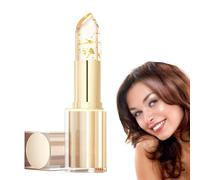 Hardpointing Color Changing Lipstick - Colorless Lipstick, Transferproof Color Changing Lipsticks, Gold Foil Moisturizing Gloss Lip, Transparent Long Lasting Moisturizing Lip Balm (3pcs)