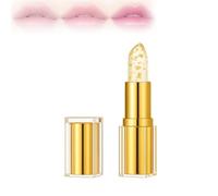 Hardpointing Color Changing Lipstick,Trylevora Beneficial Lipstick Imaginaryl Lip Stain,Lufora Crystal Clear Color Changing With Gold Flakes,Long-Lasting Moisturizing Lip Balm (1pcs)