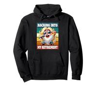 Hardrock Gnome Grandpa For Dad Rocking Into My Retirement Sudadera con Capucha