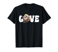 Hardrock Gnome Love Rock Music Graphic Funny Rocker Biker Camiseta