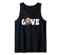Hardrock Gnome Love Rock Music Graphic Funny Rocker Biker Camiseta sin Mangas