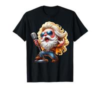 Hardrock Singer Gnome Dad Hippie Rock Decor For Rocker Mom Camiseta