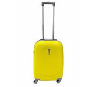 Hardshell Luggage Set, ABS Material, 4 Wheels, Telescopic Handle and Grip, Combination Lock, 4 Size Options, Lightweight, Comfortable Structure, Zipper Opening, Interior Lining (YELLOW, S)