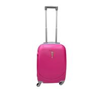 Hardshell Luggage Set, ABS Material, 4 Wheels, Telescopic Handle and Grip, Combination Lock, 4 Size Options, Lightweight, Comfortable Structure, Zipper Opening, Interior Lining (FUCHSIA, S)