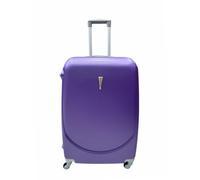 Hardshell Luggage Set, ABS Material, 4 Wheels, Telescopic Handle and Grip, Combination Lock, 4 Size Options, Lightweight, Comfortable Structure, Zipper Opening, Interior Lining (PURPLE, L)