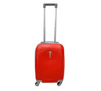 Hardshell Luggage Set, ABS Material, 4 Wheels, Telescopic Handle and Grip, Combination Lock, 4 Size Options, Lightweight, Comfortable Structure, Zipper Opening, Interior Lining (RED, XS)
