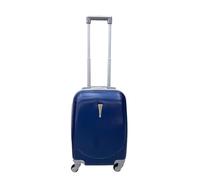 Hardshell Luggage Set, ABS Material, 4 Wheels, Telescopic Handle and Grip, Combination Lock, 4 Size Options, Lightweight, Comfortable Structure, Zipper Opening, Interior Lining (DEEPBLUE, S)