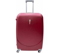 Hardshell Luggage Set, ABS Material, 4 Wheels, Telescopic Handle and Grip, Combination Lock, 4 Size Options, Lightweight, Comfortable Structure, Zipper Opening, Interior Lining (WINE, SET 4)