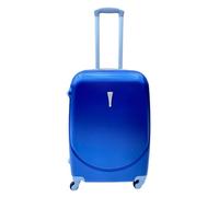Hardshell Luggage Set, ABS Material, 4 Wheels, Telescopic Handle and Grip, Combination Lock, 4 Size Options, Lightweight, Comfortable Structure, Zipper Opening, Interior Lining (PEARBLUE, M)