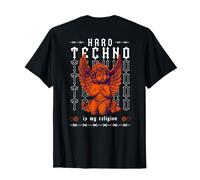 Hardtechno Is My Religion Dark Techno Rave Hard Techno Camiseta