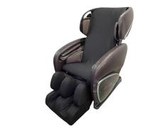 hardtry Funda para Sillon de Masaje,Protector de Silla de Masaje Tejido EláStico Lavable Cubierta Polvo para Sillones de Masaje de Gravedad Cero Reclinable (Color : Black, Size : Whole Body)
