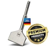 HARDTWERK - Cincel para azulejos Turbo SDS Plus (165 x 75 mm, cincel plano ancho para quitar baldosas y pegamento de baldosas, para perforador, cincel ancho