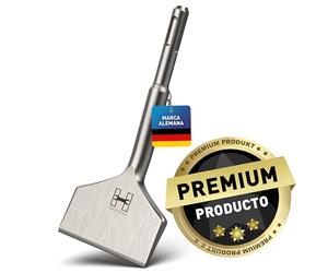 HARDTWERK - Cincel para azulejos Turbo SDS Plus (165 x 75 mm, cincel plano ancho para quitar baldosas y pegamento de baldosas, para perforador, cincel ancho