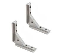 Hardware de fijación del conector de ranura en, EU standard 40 | Conector de esquina de 90 grados para gabinete y estante de perfil de aluminio industrial, hardware de fijación de