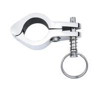 Hardware de montaje de Bimini, Hardware de techo Bimini Acero inoxidable | Abrazadera de mandíbula Bimini deslizante con bisagras Accesorios marinos resistentes de acer