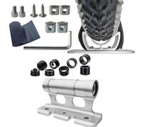 Hardware de montaje trasero para marco trasero, accesorio multiusos para rack de equipaje, estabilidad mejorada del rack de bicicletas, doble protección de seguridad, accesorios de ciclismo de fácil