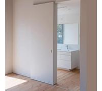 Hardware de riel invisible para puerta fantasma: perchas de tampón silenciosas, (pista length 1,5 metros)