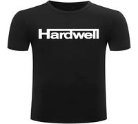 Hardwell DJ Rock Music Casual Unisex 100% Cotton Short-Sleeve T-Shirts Black S