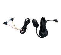 Hardwire - Kit USB-C (12 V-24 V, Auf 5 V, 3 A, Niederspannungsschutz Für 24 H, Parkmodus, 3,5 m, Verkabelungssatz Für Pkw & Lkw, Hitzebeständiges Typ-C Netzkabel Armaturenbrett Kamera