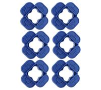 Hardwood Deck Spacing - Spacer Set, Installation Tool | 6-Piece Precision Gap Guide for Deck Board Layout, Even Alignment on Outdoor Floor, Backyard Garden Farmhouse Build, Park Renovation, Lawn
