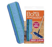 Bona Almohadilla de limpieza profunda de microfibra, para suelos de madera y superficies duras, se adapta a la familia de fregonas Bona, 1 unidad (paquete de 1)